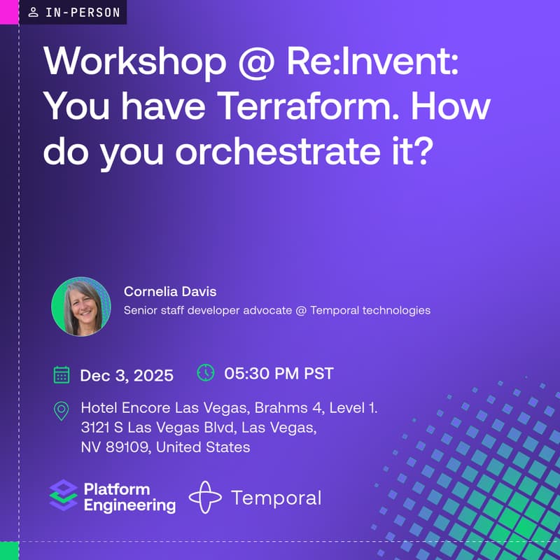 Cover Image for Workshop @ Re:Invent: You have Terraform. How do you orchestrate it?