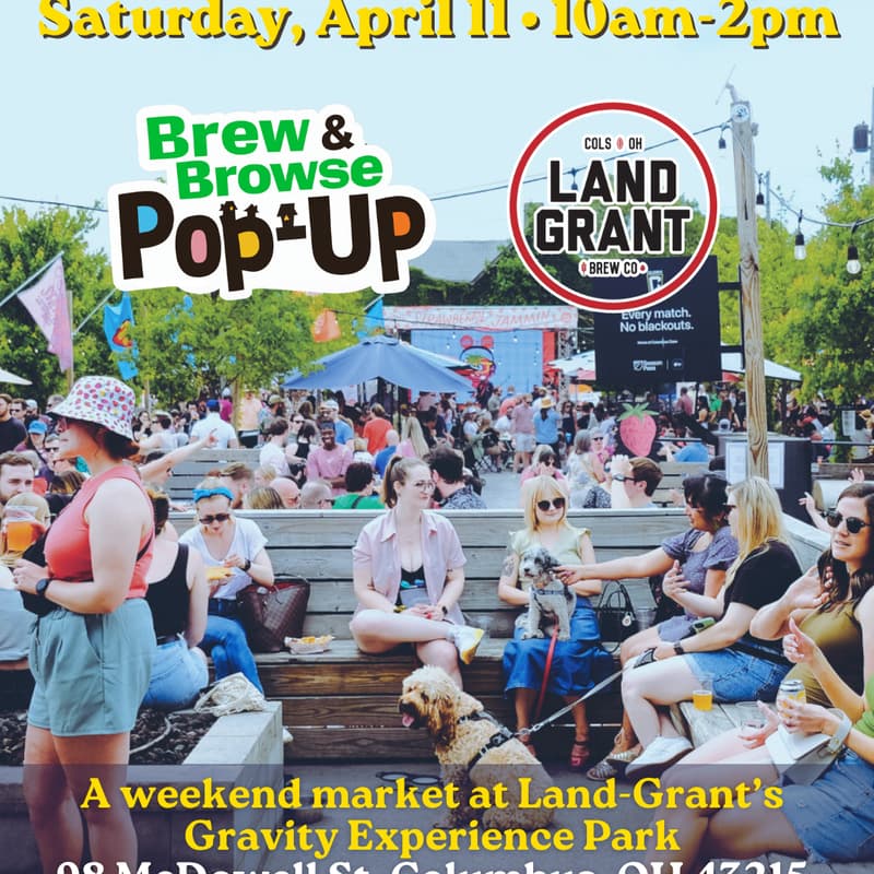 Cover Image for Brew & Browse: A Spring Pop-up Market