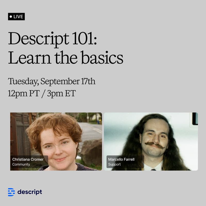 Cover Image for Descript 101