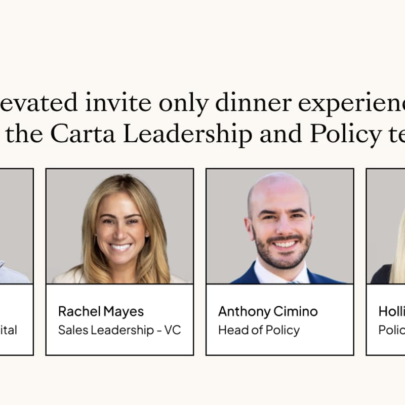 Cover Image for (RESCHEDULED) Invite Only Carta Dinner Experience - SF