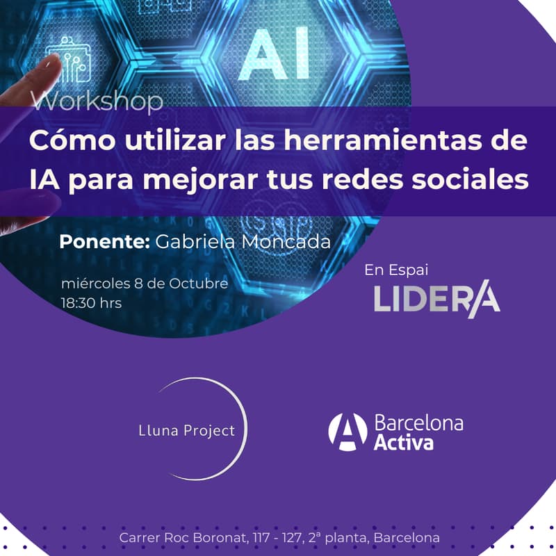 Cover Image for Lluna Talks: ¿Cómo utilizar las herramientas de IA para mejorar tus RRSS?