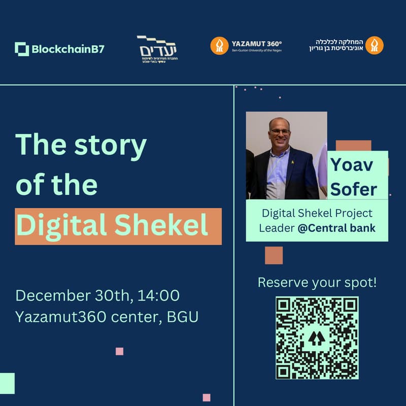 Cover Image for Central Bank Meets Blockchain: The Story of the Digital Shekel