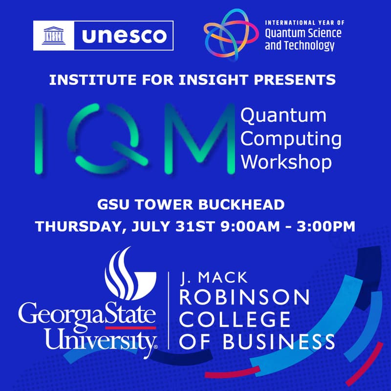 Cover Image for Introductory Quantum Computing Workshop at GSU with IQM (VIRTUAL)