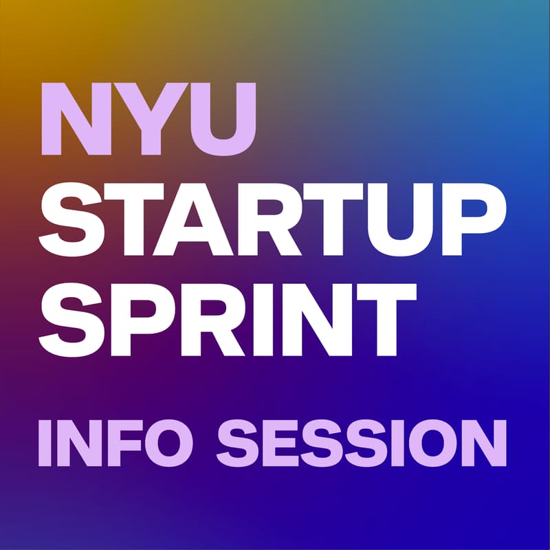 Cover Image for Startup Sprint - Info Session