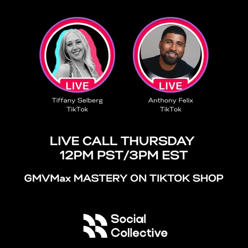 Cover Image for LIVE WEBINAR: GMV Max Mastery on TikTok Shop