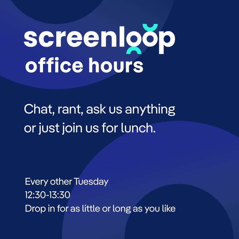 Cover Image for Screenloop Office Hours