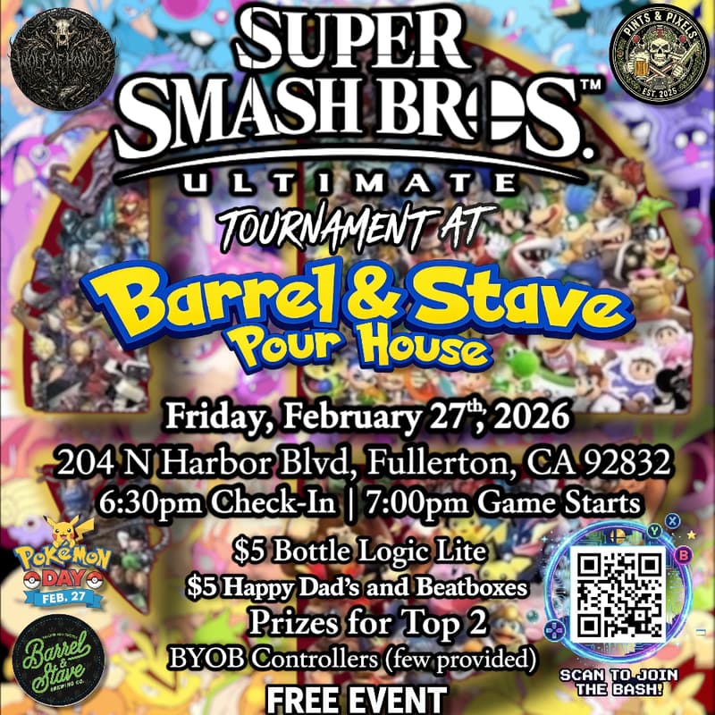Cover Image for Super Smash Bros Ultimate Tournament