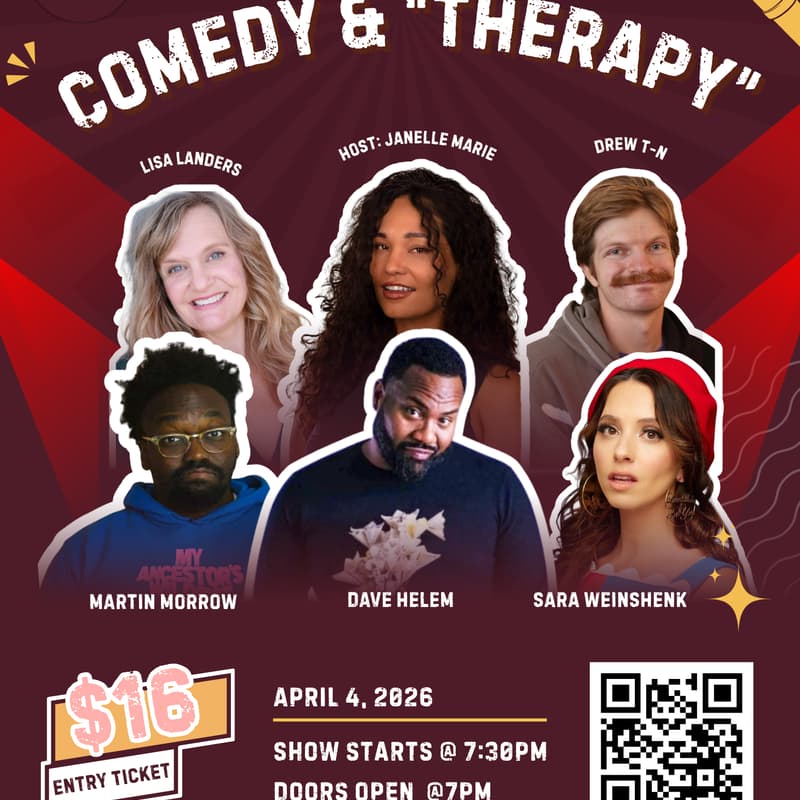Cover Image for Comedy and "Therapy" April Show