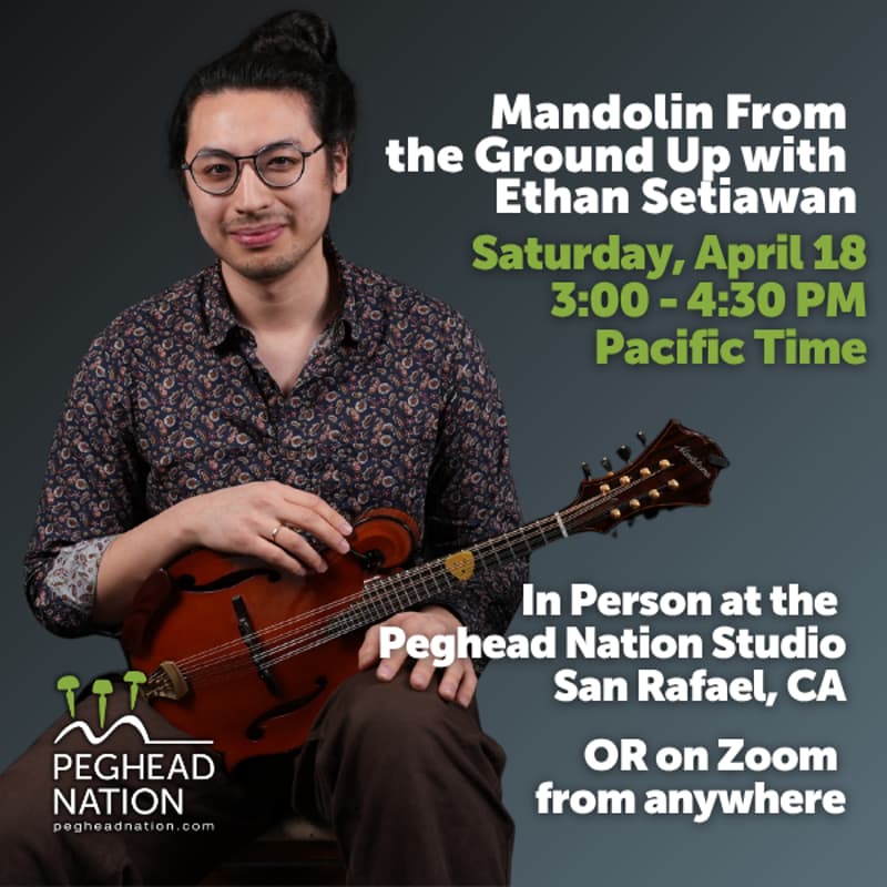 Cover Image for Ethan Setiawan Mandolin Workshop | San Rafael, CA | Peghead Nation