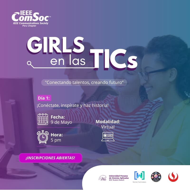 Cover Image for Girls en las TICs - ¡Conéctate, inspírate y haz historia!