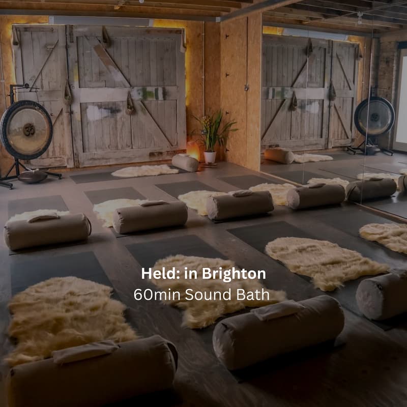 Cover Image for Held: in Brighton - 60min Sound Bath