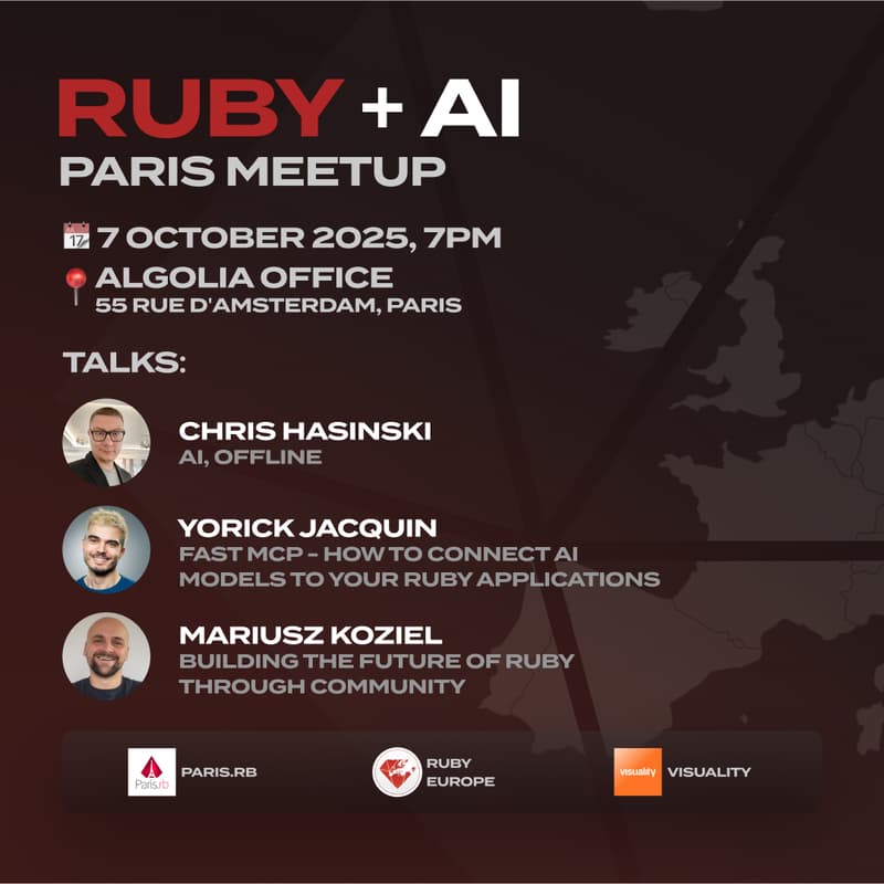 Cover Image for Ruby + AI Meetup Paris
