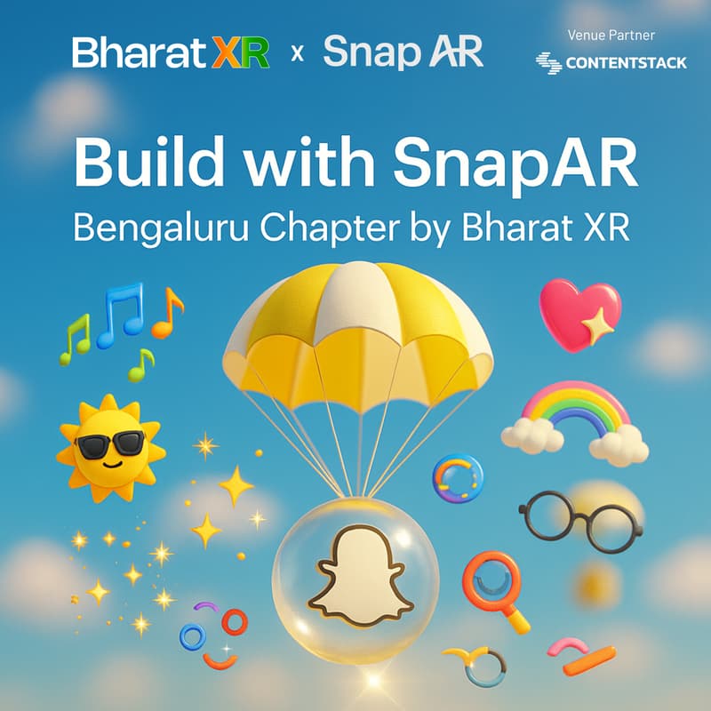 Cover Image for Build with SnapAR (Snapchat): Bengaluru Chapter by Bharat XR