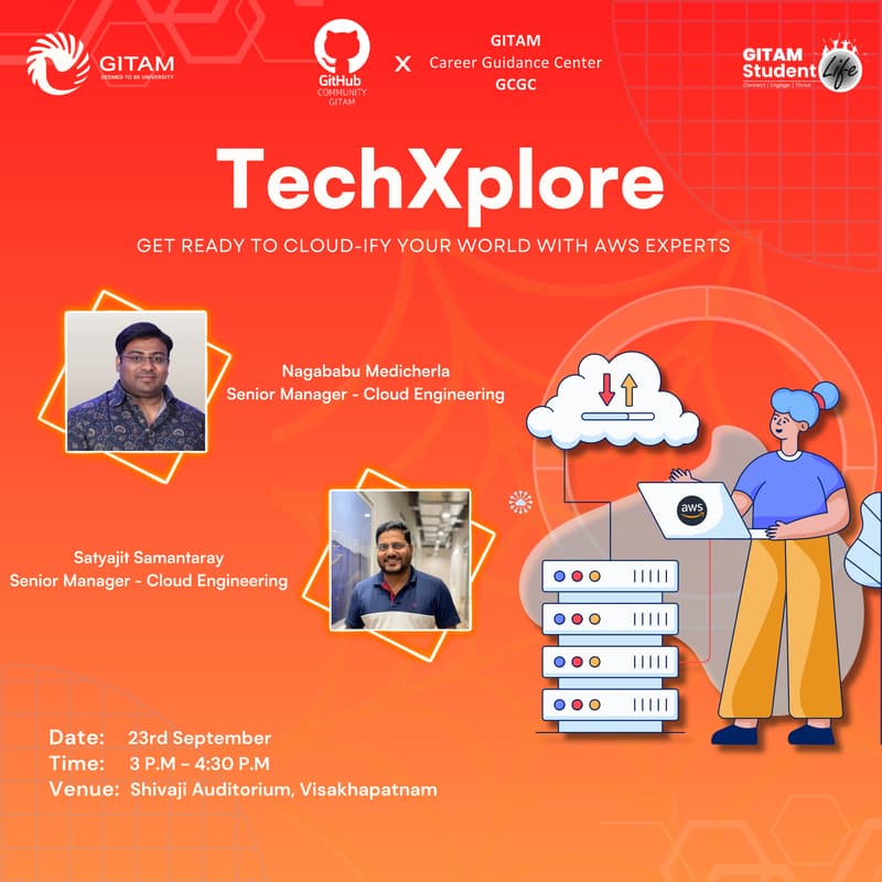 Cover Image for TechXplore AWS by GitHub Community VSP X GCGC