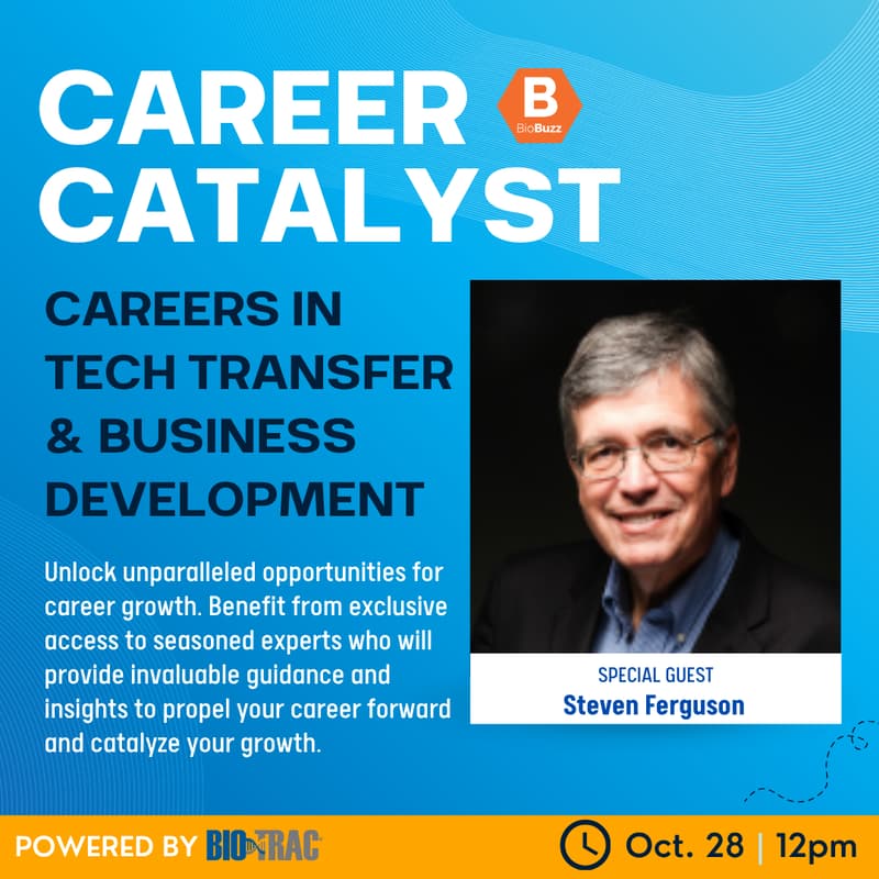 Cover Image for Career Catalyst: Careers in Tech Transfer & Business Development