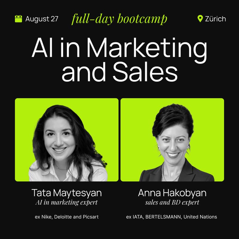 Cover Image for AI in marketing and Sales Bootcamp