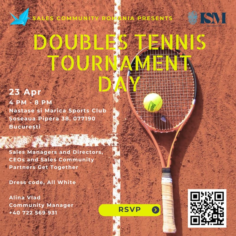 Cover Image for Doubles Tennis Tournament, Sales Community Romania