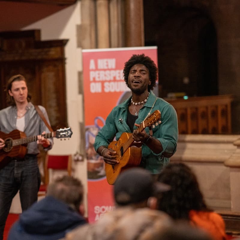 Cover Image for Audio Inclusive Gig with Madeleine Thorp & Caleb Kunale