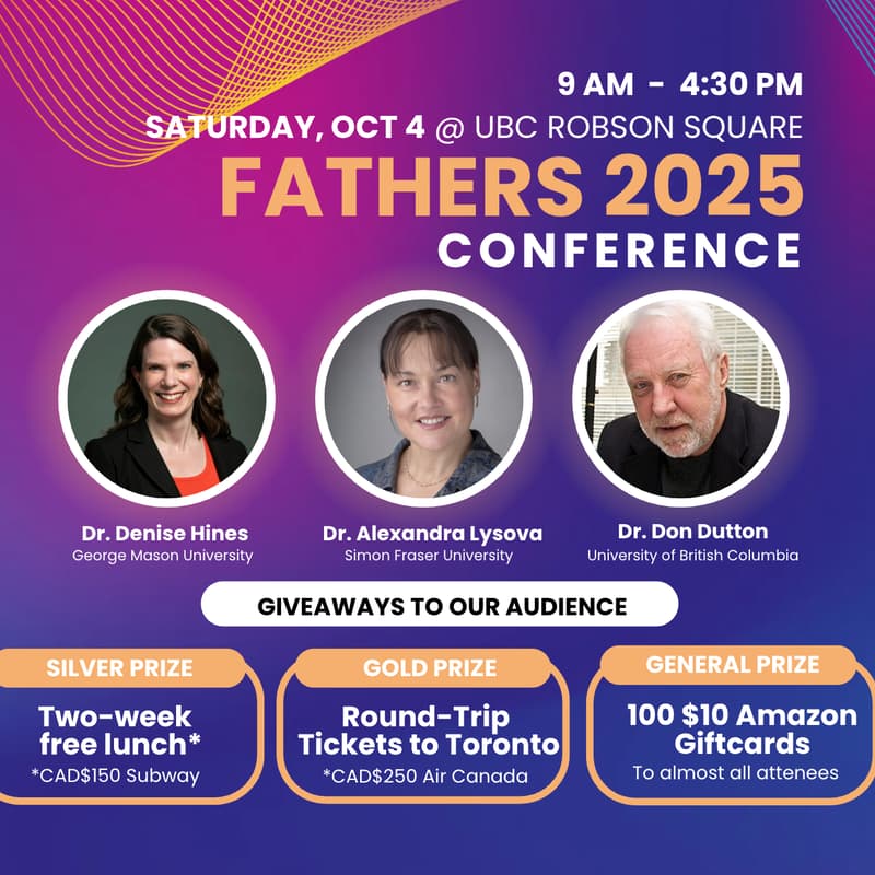 Cover Image for Fathers 2025 – Understanding Fathers in Family Transitions - PRIZES draw for attendees!!