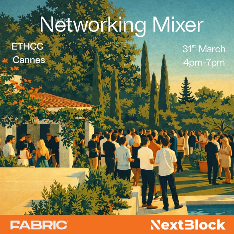 Cover Image for ETHCC Networking Mixer by Fabric Ventures & NextBlock