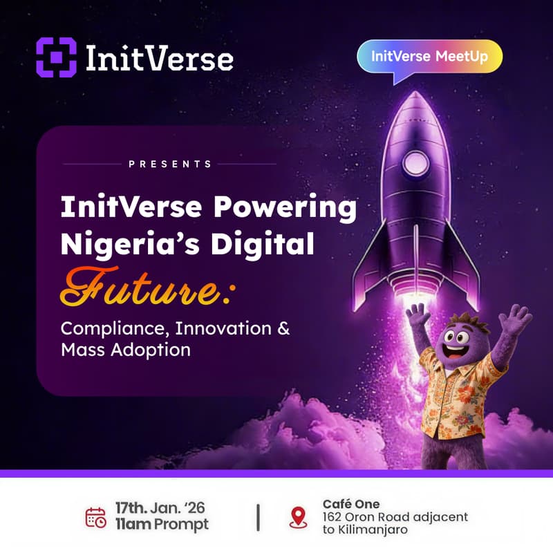 Cover Image for InitVerse – Driving Nigeria's Digital FutureCompliance · Innovation · Mass Adoption