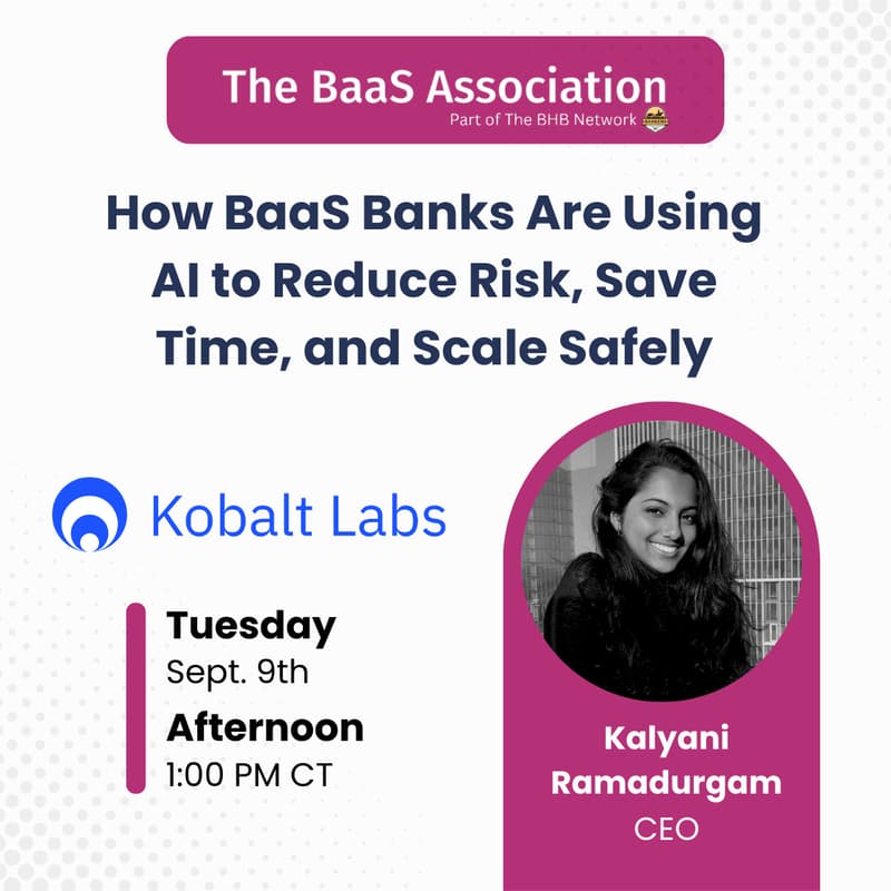 Cover Image for How BaaS Banks Are Using AI to Reduce Risk, Save Time, and Scale Safely
