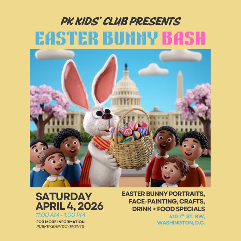 Cover Image for 🐣 PK Kids’ Club: Easter Bunny Bash! 🐣 | PubKey DC