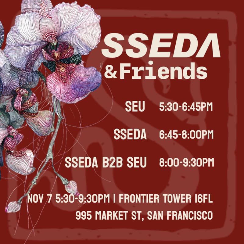 Cover Image for SSEDA & Friends - Views & Grooves Afterwork Open Registration