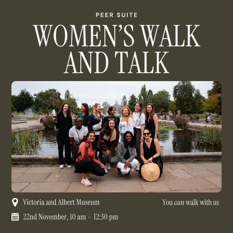 Cover Image for Peer Suite: Women's Walk and Talk - New Location V&A Museum