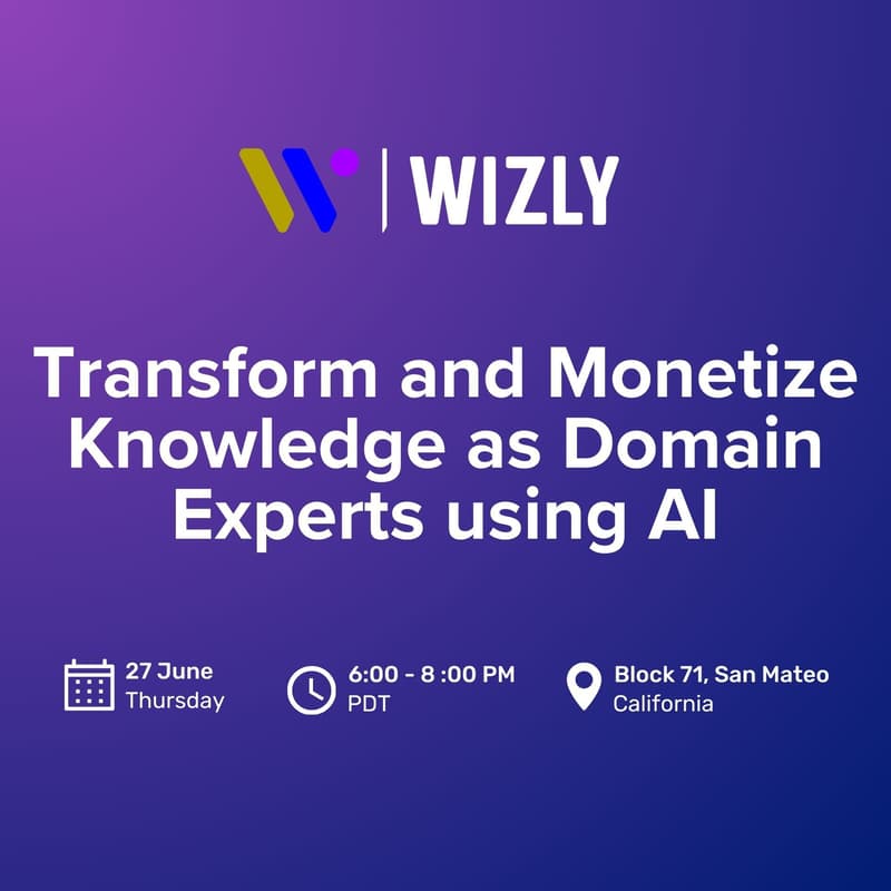 Cover Image for Learning Meetup: Transform and Monetize Knowledge as Domain Experts using AI