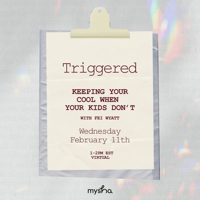 Cover Image for VIRTUAL: Triggered - Keeping Your Cool When Your Kids Don’t (with Fei Wyatt)