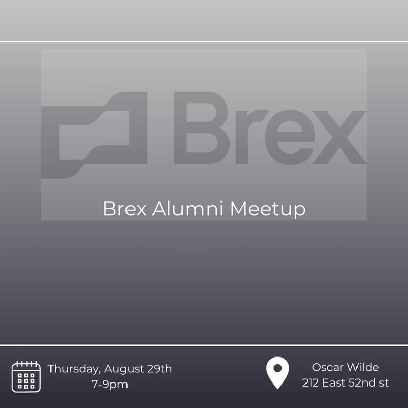 Cover Image for Brex Alumni Meetup