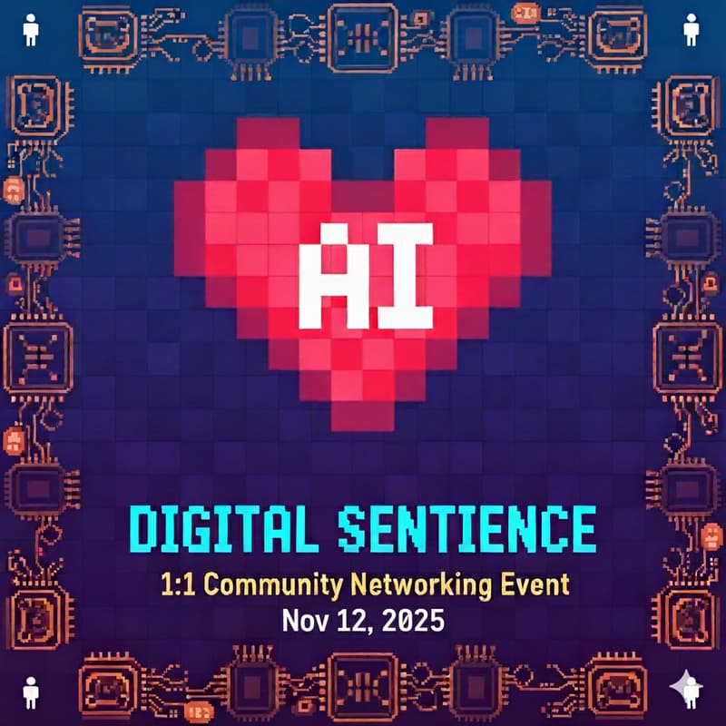 Cover Image for Digital Sentience 1:1 Community Networking Event