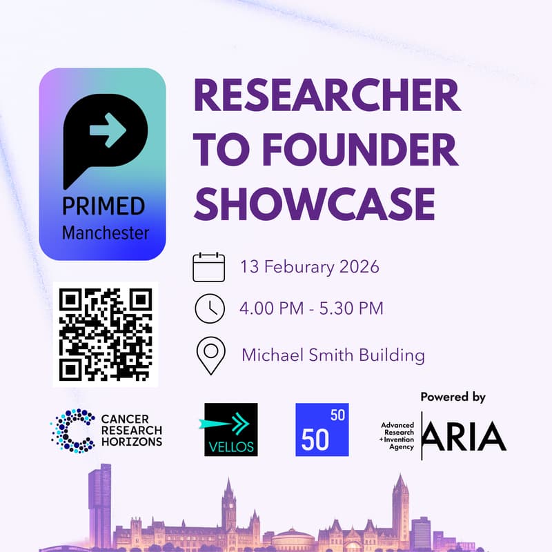 Cover Image for Researcher to Founder Showcase (Manchester)
