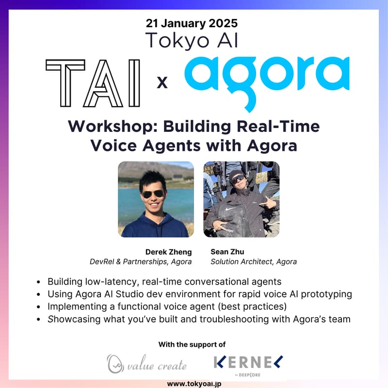 Cover Image for TAI Explorations: Building Real-Time Voice Agents with Agora