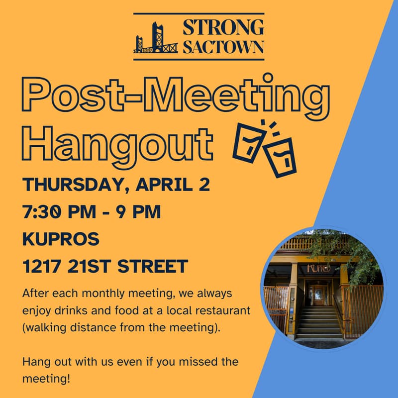 Cover Image for April Post-Meeting Hangout