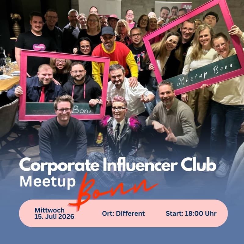 Cover Image for Corporate Influencer Club Meetup - Bonn