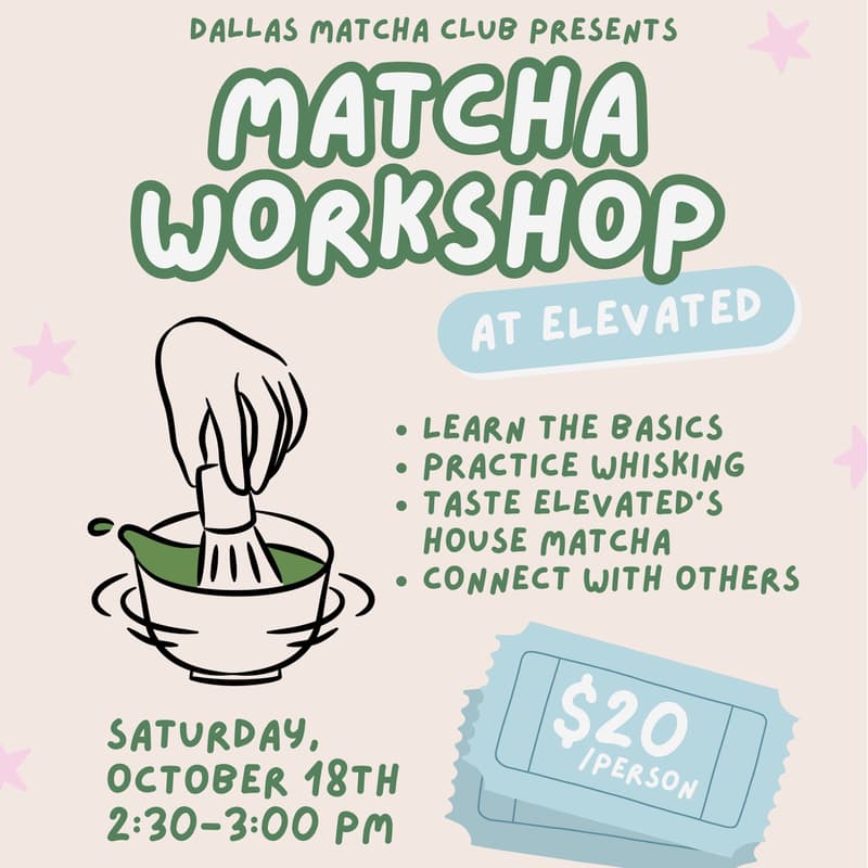 Cover Image for Birthday Matcha Workshop