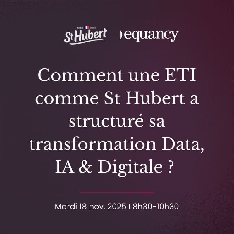 Cover Image for Comment une ETI comme St Hubert a structuré sa transformation Data, IA & Digitale ?