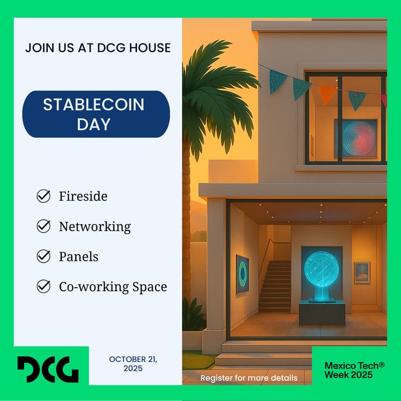 Cover Image for 🌤️ Stablecoin Day @ DCG House (Afternoon): Consumer Use Cases + Policy Takeaways from the GENIUS Act