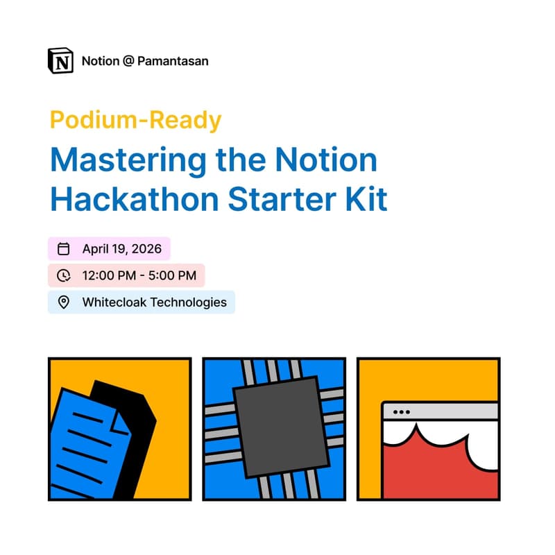 Cover Image for Podium-Ready: Mastering the Notion Hackathon Starter Kit