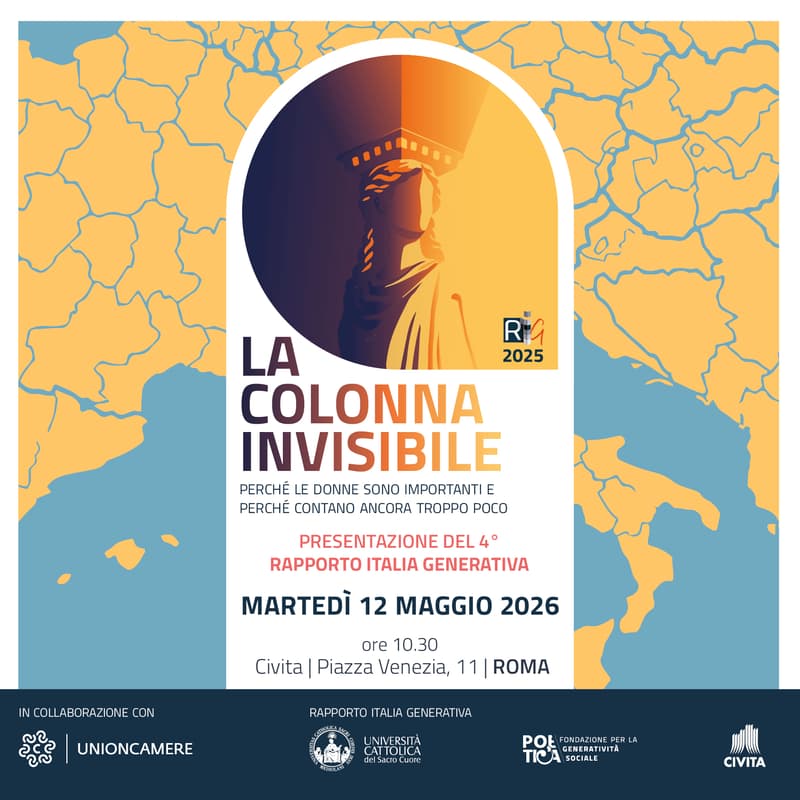 Cover Image for Presentazione del 4° Rapporto Italia Generativa 2025 “La colonna invisibile”