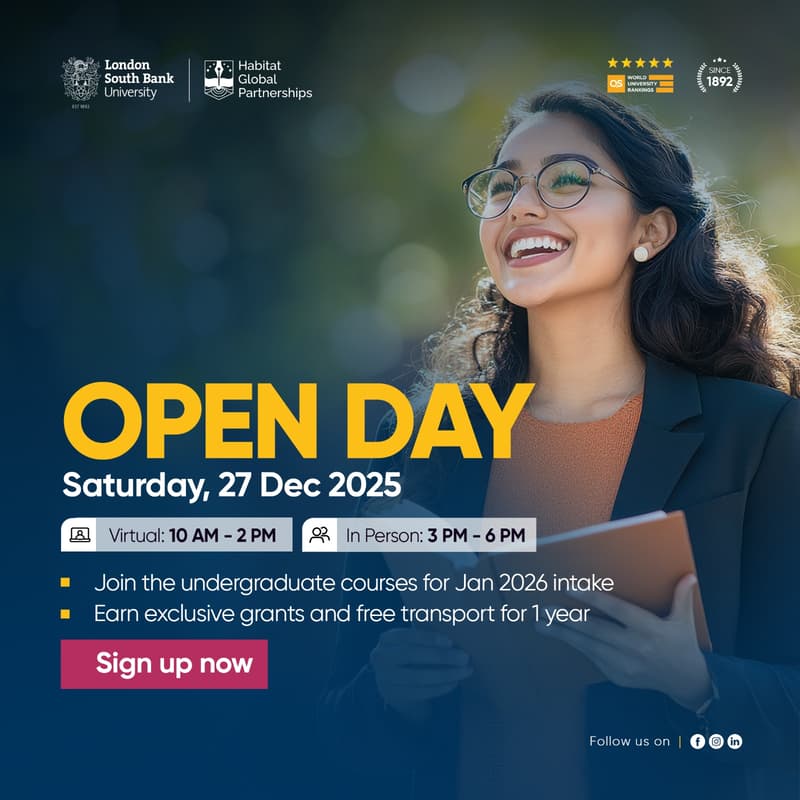 Cover Image for LSBU UAE Open Day