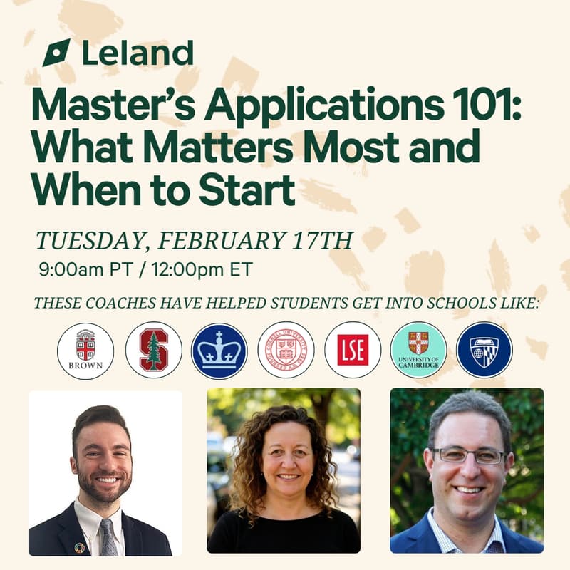 Cover Image for Master’s Applications 101: What Matters Most and When to Start