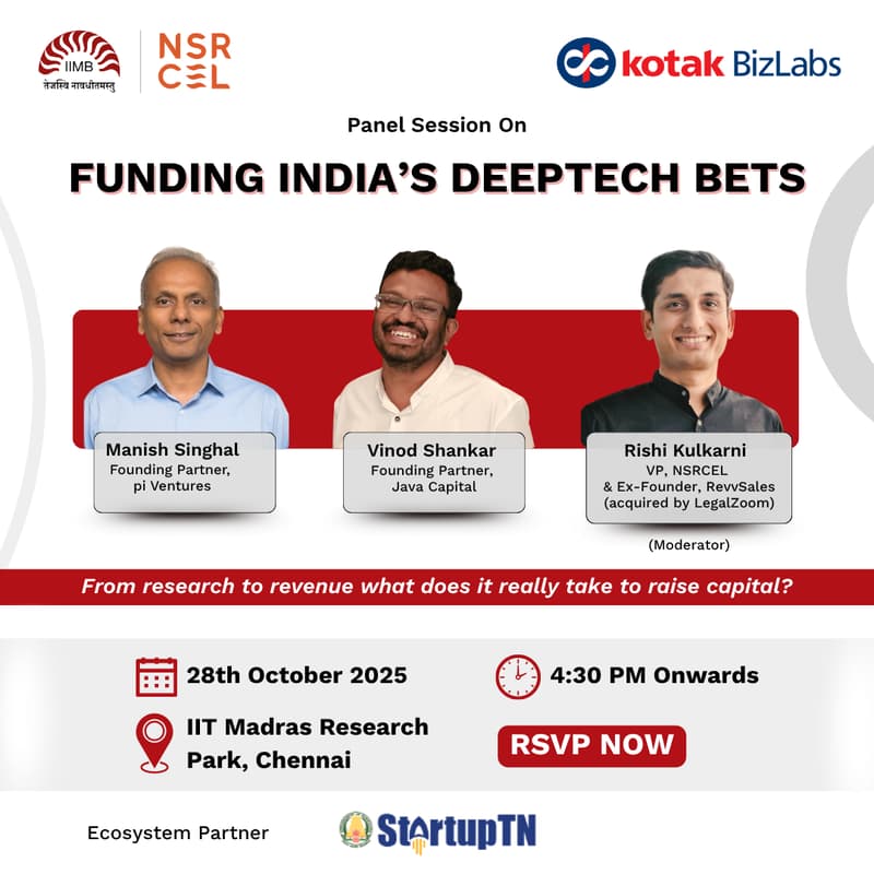 Cover Image for FUNDING INDIA'S DEEPTECH BETS | CHENNAI