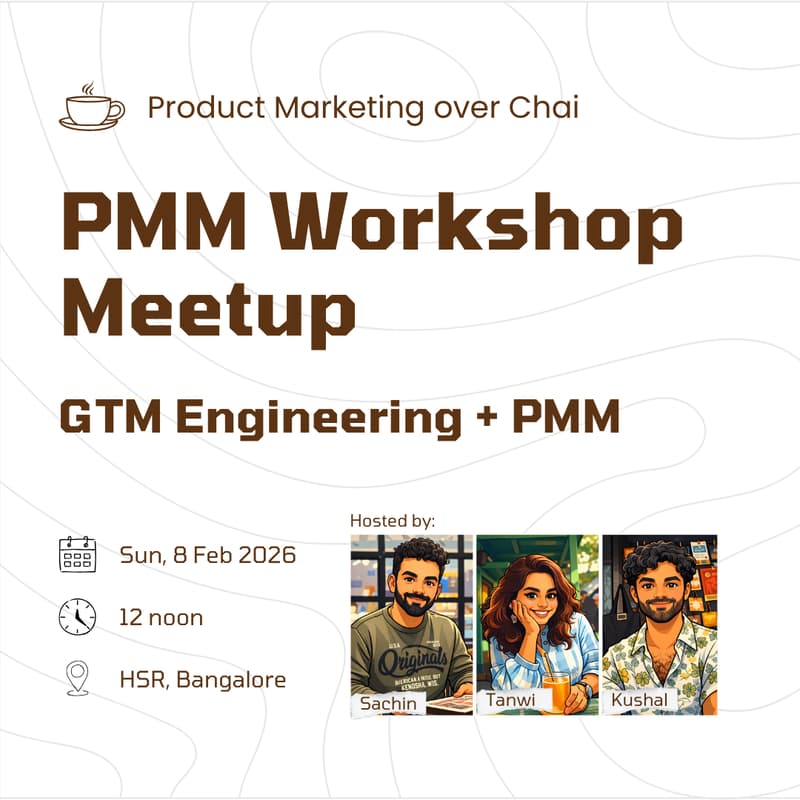 Cover Image for PMM over Chai — GTM Engineering Workshop 🚨
