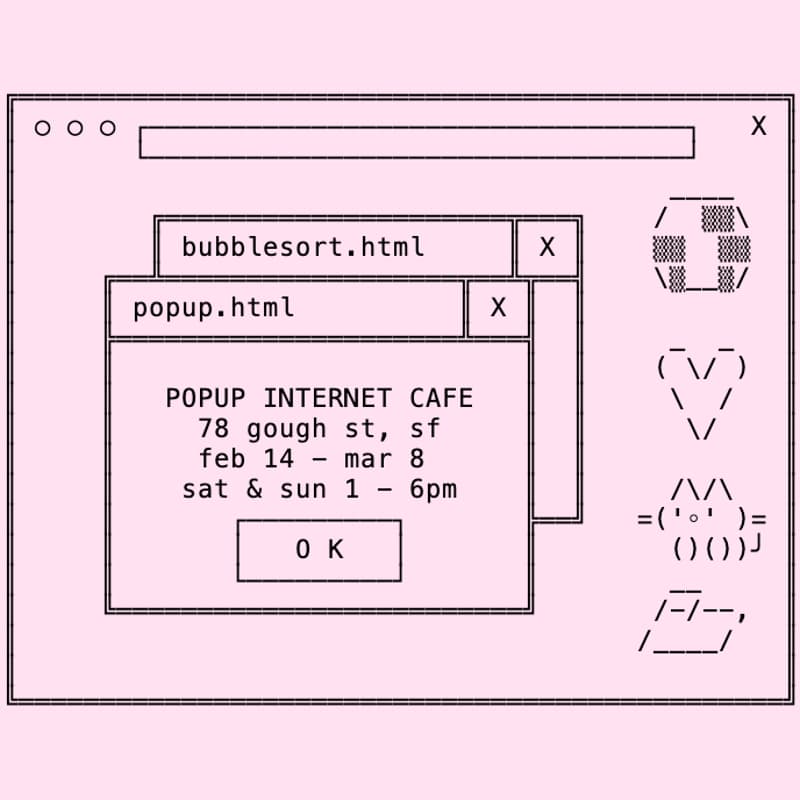 Cover Image for popup internet cafe 2/21