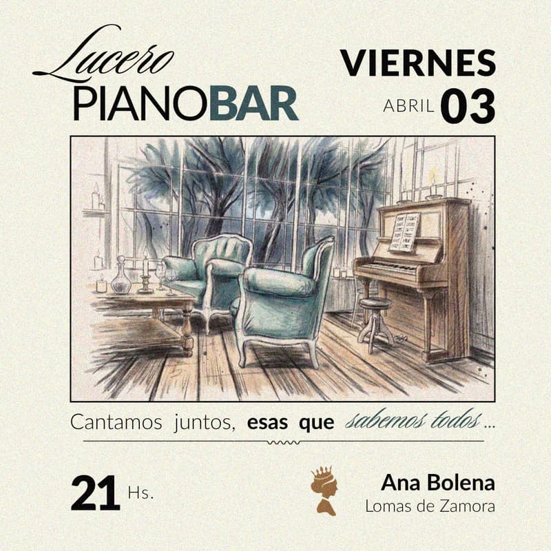 Foto de portada de LUCERO PIANO BAR (en Ana Bolena)