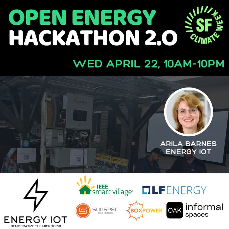 Cover Image for Open Energy Hackathon 2.0 - AI, Mesh, and Hardware!