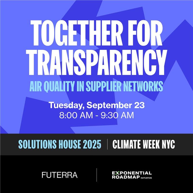 Cover Image for Together for Transparency: Air Quality in Supplier Networks